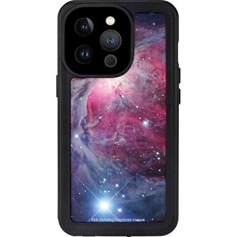 The Orion Nebula Pink iPhone 15 Pro Waterproof Case